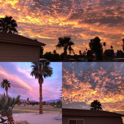 Spectacular desert sunsets