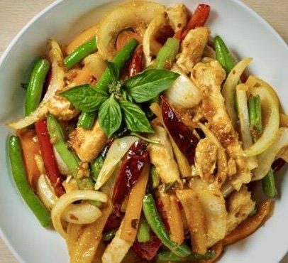 Lemongrass stir fry