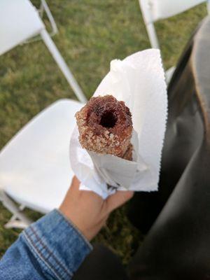 Chocolate filled churro from Churro Mex!