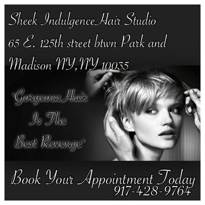 Come down and get your hair done where hair is not just a job is a passion and making you look good is the goal :)