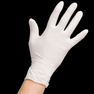 Disposable gloves powder free