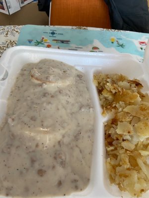 Sausage & Gravy Biscuits Breakfast Specialty