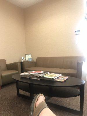 Nice waiting room