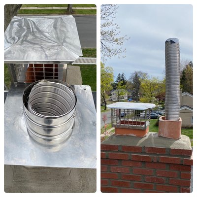 Chimney liner repair