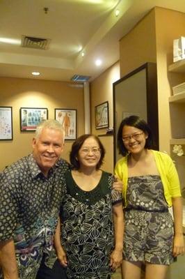 Me with a couple of my favorite Indonesian patients.