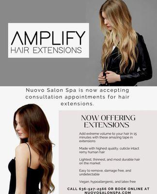 Now offering Amplify Hair Extensions