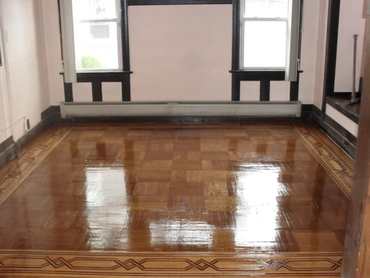 wood floor repaired and restored in Teaneck