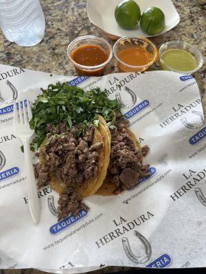 Bistec tacos