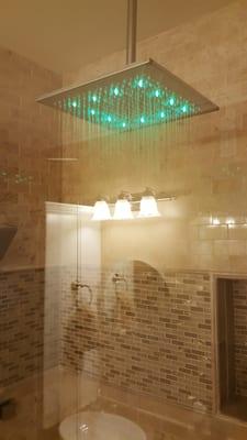 Custom walk-in Shower