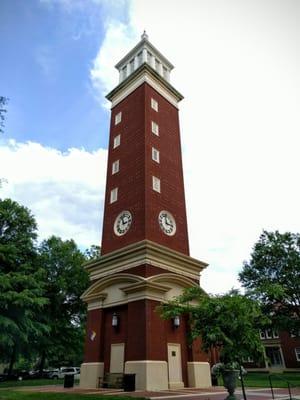 Bell tower (which houses a Verizon tower! Always get great reception on campus!)