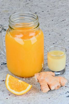 Stop by and pick up your freshly squeezed orange juice alongside a ginger shot to help boost your immune system!