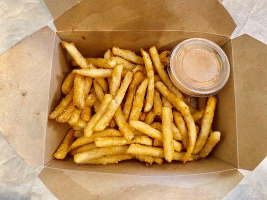 Side order of fries and comeback sauce