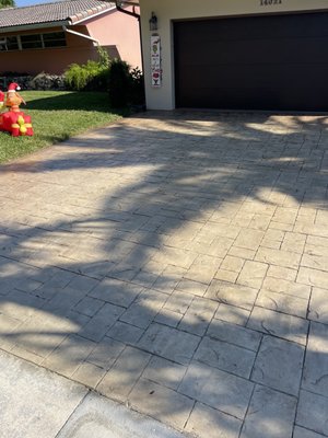 Stamped concrete