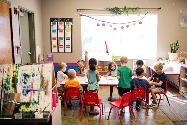 Our Pre-K classroom at 134th and Fort St.