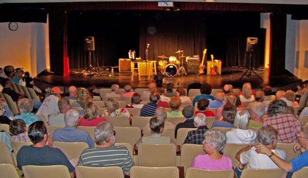 Fine Arts Center, just before a concert.