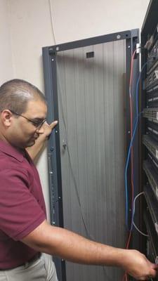 Replaced dead Cisco switch with brand new one, configured, and tested