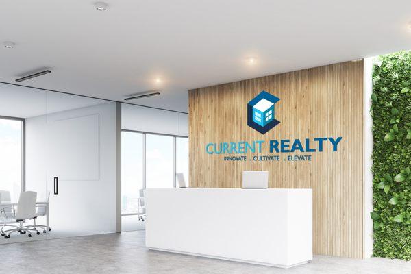 Current Realty Upstairs Reception Desk