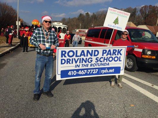 We had a great time at the Mayor's 45th Christmas Parade.  We sponsored the Calvert Hall Marching Band and they were fantastic!