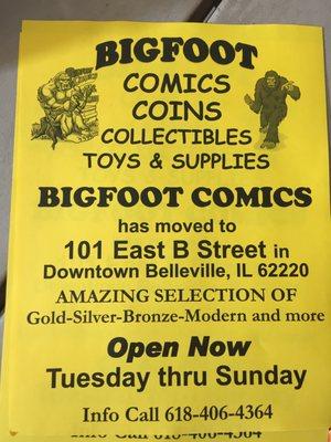 Bigfoot Comics and Collectibles