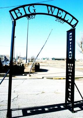 At the Big Well, Greenburg, Kansas.