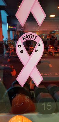 My workouts this month dedicated to Kathy Gray, the most wonderful Mother-in-Law and dear friend.