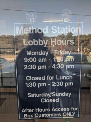 Lobby Hours