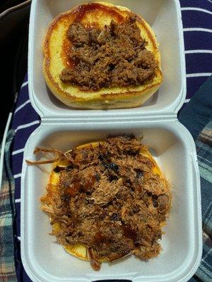 Pulled pork sandwich