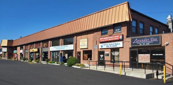 Trolley Square. Rt. 9 Framingham. Retail & Office suites for lease. Post Office, retaurants, grocer, medical etc. ma@metrowestcre.com