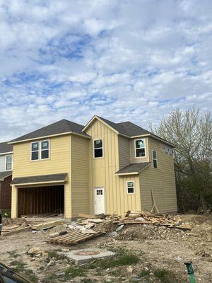 100% siding install