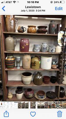 Antique stoneware.