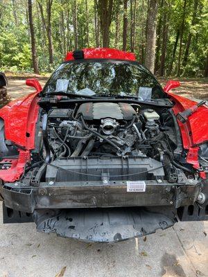 C7 corvette Collision repair