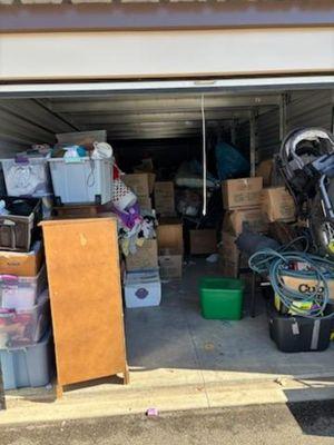 have a full storage unit you still pay for. we can help orginize it, or clean it out!