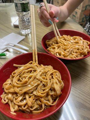 Peanut butter noodles