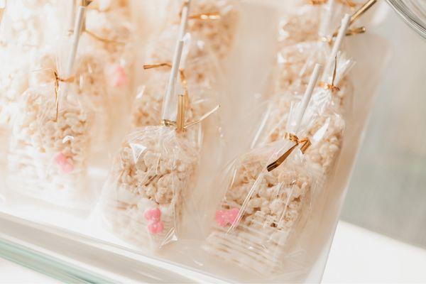 Rice Krispies with hello kitty bows