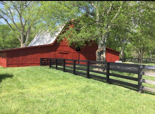 Barns and fences