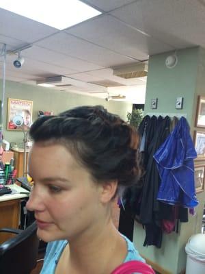 Wedding updo