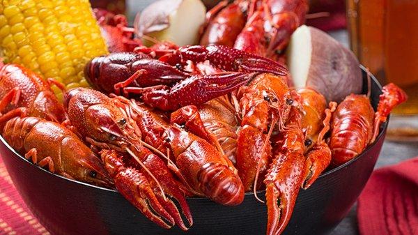 Serving Crawfish Feb 15, 2019