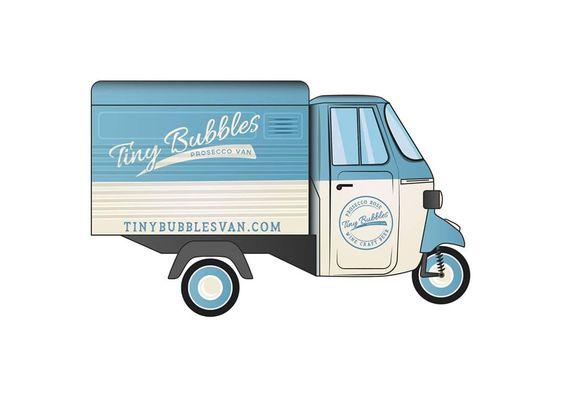 Tiny Bubbles Prosecco Van