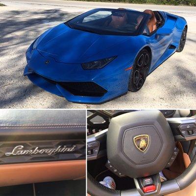 Great varieties of cars, good service. Lamborghini huracan 2017. Rented in December 2016