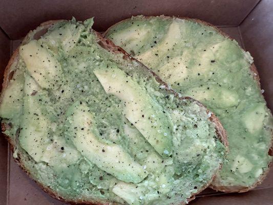 Avocado Toast - Absolutely perfectly seasoned