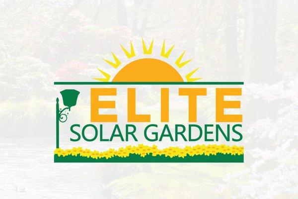 Custom logo designs for Elite Solar Gardens