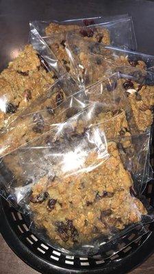 Easy made Granola Bars