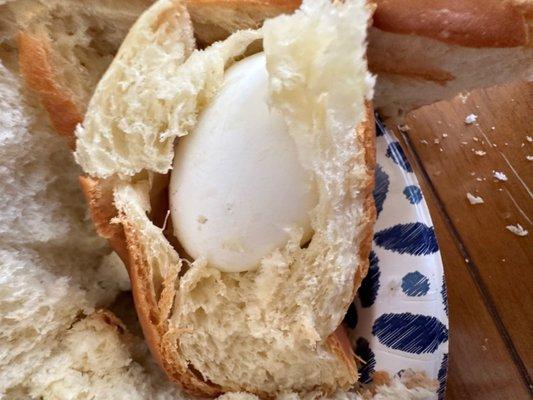 Delicious Italian Easter Egg Bread PANE DI PASQUA they make @ Easter Time @ Winter Hill Bakery in Somerville MA.