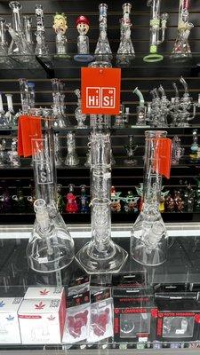 We carry all your favorite high end glass brands from Hi-Si, RooR, Zob, Sour, US Tubes, Cheech.