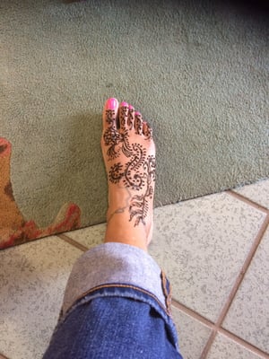 I really loved my henna tattoo!!!