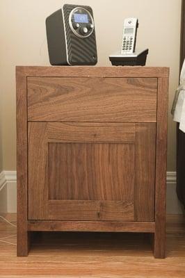 Nightstand custom designed and built by Marc Foster