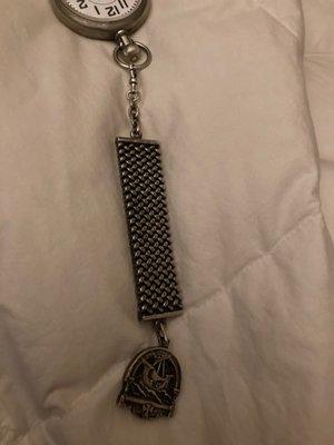 Sterling watch fob