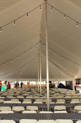 Oktoberfest Newport Large Fest Tent Set-up