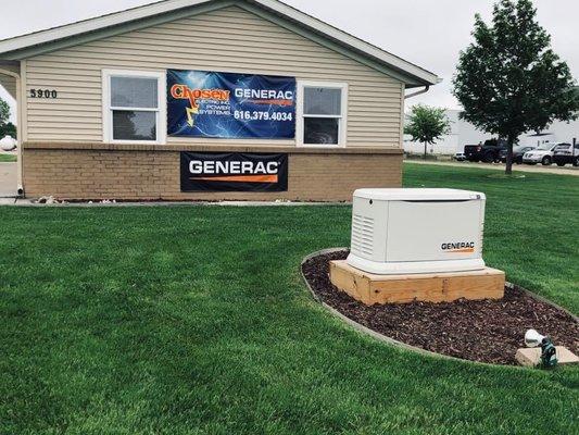 Our Hudsonville Office for sales,service and installation of Generac Home Stand By Generators