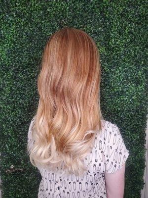 Strawberry Blonde Balyage